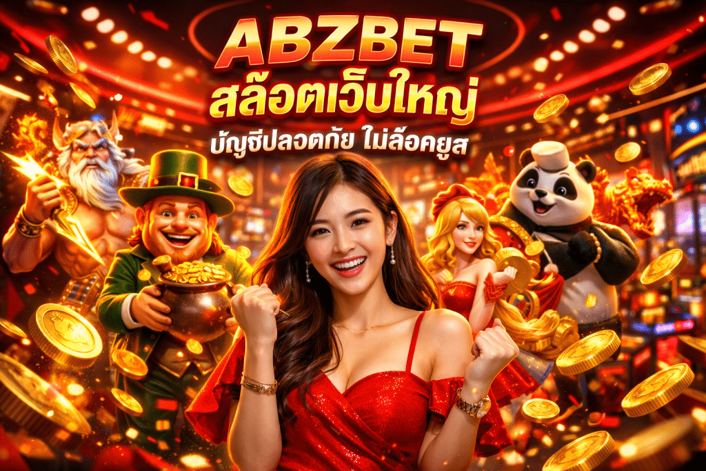 ABZBET สล็อตเว็บใหญ่ บัญชีปลอดภัย ไม่ล็อคยูส